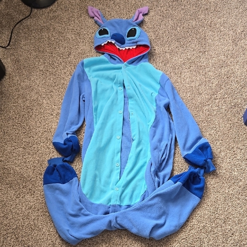 Disney Stitch Blue Onesie Costume